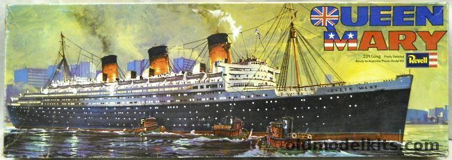 Revell 1/568 Cunard RMS Queen Mary Ocean Liner, H311 plastic model kit